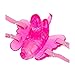 Absolutely Unique and Excellent Design - 30 Modes Remote Butterfly Vibrating Harness for Women - Pink