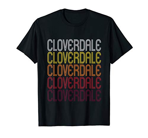 Cloverdale In Vintage Style Indiana T Shirt Buy Online See