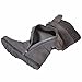 Generation Y Women's Knee High Mid Calf Flats Boots Sweater Knitted Cuff Buckles Wedge Rubber Sole