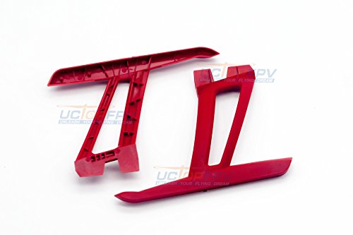 SummitLink Blade 350 QX Landing Gear Set Red