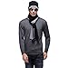 Ysiop Men Women Solid Cozy Scarf and Hat Set for Winter