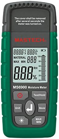 Mastech MS6900 Wood Timber Moisture Humidity Temperature Detector