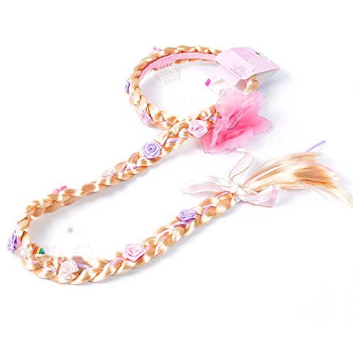 Tangled rapunzel hair piece Wig Braids - //coolthings.us