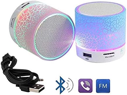 Rednix Wireless LED Bluetooth Speakers S10 Handfree with Calling Functions & FM Radio(Assorted)