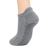 Zando Non Slip Pilates Grip Socks for Women Anti