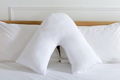 Poraty Full Body Pregnancy Pillow - Baby Nursing Cushion &amp; Maternity Pillow for Pregnant Women - Belly &amp; Back Support Body Pillow with 100% Cotton Pillow Cover - V Shaped