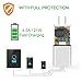 iPhone Charger, YUNSONG 4.2A 21W Dual Port Travel Power Adapter with Nylon Braided Lightning Cable 6FT 2PACK USB Data Sync Charging Cord for iPhone X/8/7/6S/Plus/5S/SE/5C/iPad Air/mini