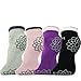 DubeeBaby Yoga Socks, Women's Non-Skid Pilate Grip Socks(Sun Series) (Sahasrara Chakra 4 Colors)