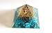 Exquisite A++ Turquoise Orgone Pyramid Crystal Gemstones Chakra Copper Metal