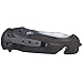 ANVIL BLADESMITHS BULLSHARK G-10 8CR13 Folding Pocket Knife with Glass Breaker and Seatbelt Paracord Cutter - Straight Blade Black
