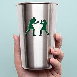 Transparent Decal Stickers of Boxers Boxing