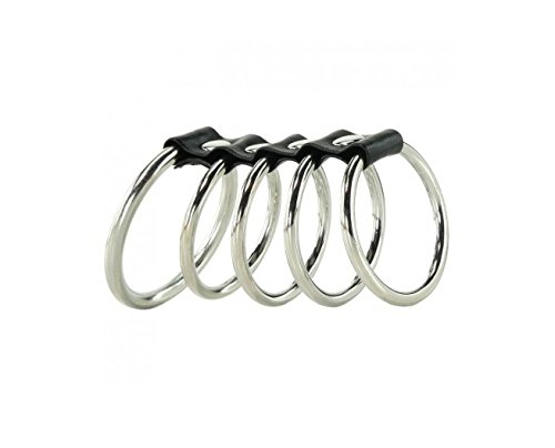 The Bondage Locker 5 Ring Gates of Hell Cock Ring