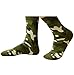 CAMO COLL Men's Outdoor Camouflage Winter Cotton Socks (One Size, Green)