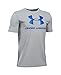 Under Armour Boys' UA Sportstyle Logo T-Shirt Youth Medium True Gray Heather