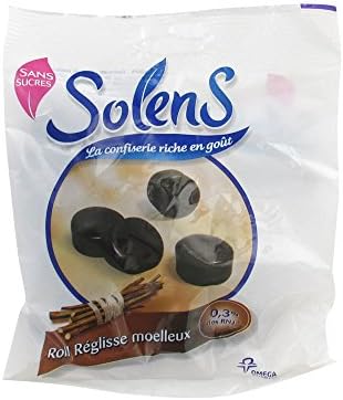 Solens Soft Liquorice Roll Gum 100G