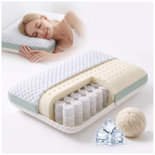 Minaeleidh Hybrid Cooling Memory Foam Pillow