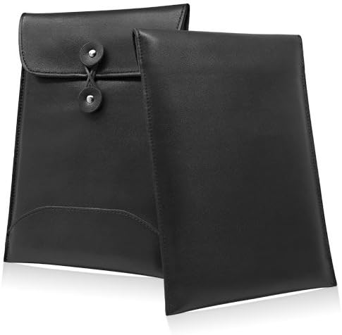 Archos 70 Internet Tablet (Hard Drive Disk Series) Case, BoxWave [Nero Leather Envelope] Leather Wallet Style Flip Cover for Archos 70 Hard Drive Disk Tablet, Flash Tablet