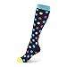 HLTPRO Compression Socks for Women and Men - Knee High Support Socks fit for Running, Nurses