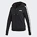 adidas Women's Essentials 3-stripes Single Jersey Full-zip Hoodie