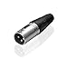 SIENOC 5 pcs Microphone MIC Speaker 3PIN XLR Male Plug Audio Cable Connector