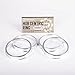 STANCEMAGIC Hubcentric Rings (Pack of 4) - 54.1mm ID to 73.1mm OD - Silver Aluminum Hubrings - Only Fits 54.1mm Vehicle Hubs and 73.1mm Wheel Centerbore - Compatible with Scion Mazda Toyota