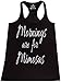shop4ever® Mornings are for Mimosas Women's Racerback Tank Top Sayings Tank Tops Medium Black