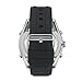 Quiksilver Men's QS/1017BKSV THE FIFTY50 Digital Chronograph Black Silicone Strap Watch