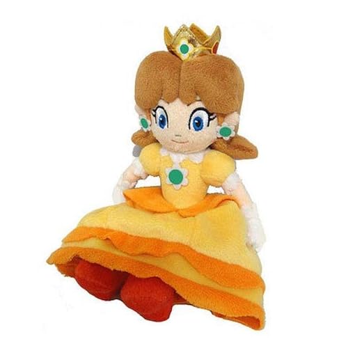 Little Buddy Toys Official Super Mario Daisy 8" Plush