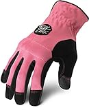 Ironclad Tuff Chix Women's Work Gloves TCX, Designed for Women's Hands, Performance Fit, Durable, Machine Washable, (1 Pair), LARGE - TCX-24-L