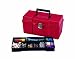 Stack-On GMR-13 13-Inch Multi-Purpose Handy Storage Box with Tote Tray, Red primary