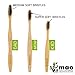 9 Pack Mao Bamboo Toothbrushes for Kids and Adults | The Ultimate Natural and Organic Wood Toothbrush For Your Family | Comes in 3 Sizes with Eco-Friendly Charcoal Medium Bristles, Sustainable Living 2019