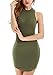 Vin Beauty Women's Halter Backless Bandage Dress / Sexy Mini Dresses (Army Green, S)