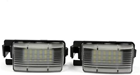2PCS Direct Fit White LED License Plate Light For 370Z G37