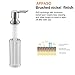 APPASO 17-Ounce Kitchen Dish Soap Dispenser Brushed Nickel- Large Capacity- 480ml Bottle Built in Hand Sink Pump,Sink Soap Dispensers Replacement-3.15 Inch Threaded Tube