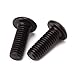 Globalstore 200 Pcs M2.5x6 SHCS12.9 Steel Alloy Hex Pan Head Knurled Cap Screw Bolt for RC Airplane Motor FPV Frame (M2.5x6)