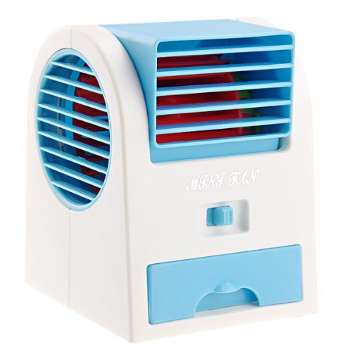 Pixnor Portable USB Powered/Battery Mini Cooling Desk Fan Air
