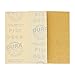 Dura-Gold Premium 1/4 Sheet Gold Sandpaper Sheets, 120 Grit (Box of 25) - 4.5