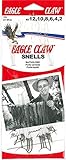 Eagle Claw 139RQH Assorted Baitholder Snell Fish Hook, 24 Piece (Red)