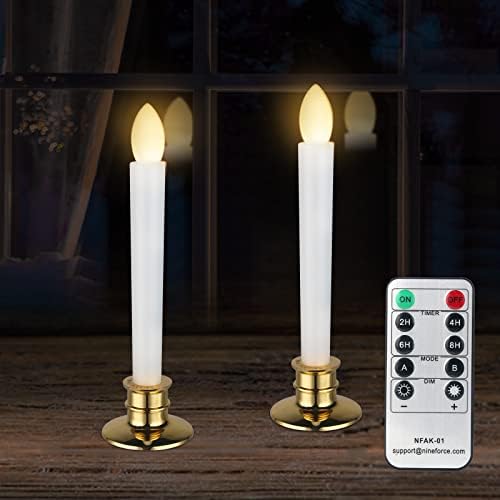 CelebrationLight Window Candles with Remote and Timers Battery