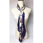 YOUR SMILE Silk Like Scarf Women's Fashion Pattern Large Square Satin Headscarf YOUR SMILE Silk Like Scarf Women's Fashion Pattern Large Square Satin Headscarf