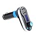 Multipoint FM Transmitter, AGPtek Bluetooth MP3 Player Hands-free Car Kit Charger, Double USB Ports 3.5mm jacks for iPhone 6 plus 6 5 5S iPad Samsung Galaxy S5 Android Cell Phones