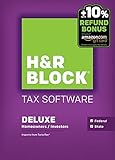 H&R Block 2015 Deluxe + State Tax Software +  Refund Bonus Offer - Windows Download [Old Version]