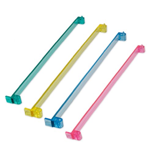 18" American Mah Jongg Multi Color Acrylic Mahjong Game Tile Pushers - Set of 4