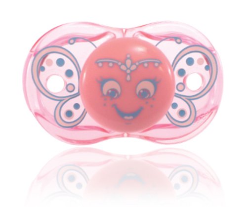 RaZbaby Keep-it-Kleen Pacifier - Betty Butterfly
