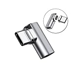 Magnetic USB C Cable For MacBook(Pro),Seekermaker Magnetic Charger for Macbook Pro, Chromebook Pixel, Samsung Galaxy Book, Samsung Galaxy S8, Huawei P9&P10, etc.(Gray) (gray)