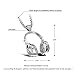 Apopo Mens Pendant Casual Jewelry Necklace Boyfriend Gift DJ Boy Necklace-Gold