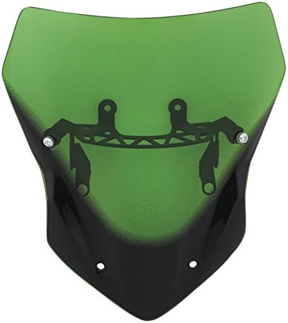 Green Windshield Windscreen W/ Mounting Bracket AIR Deflector for Kawasaki Z900 2017-up