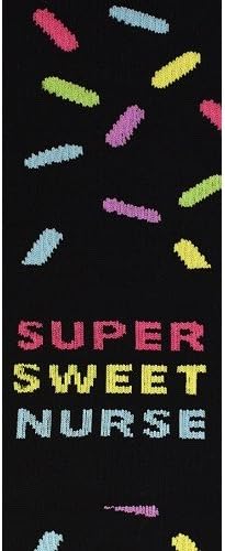 Think Medical Women's 10-14 Mmhg Compression Socks Medium Sweet Nurse