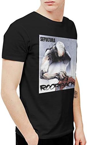 HUANGLING QING Men's Sepultura - Roorback Short Sleeve T Shirt Black