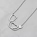 KUIYAI Dainty Stainless Steel Doctor Nurse Stethoscope Necklace with Heart